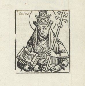 교황 성 카이오_woodcut from book the Liber Chronicarum by Hartmann Schedel_in the Rijksmuseum in Amsterdam_Netherlands.jpg